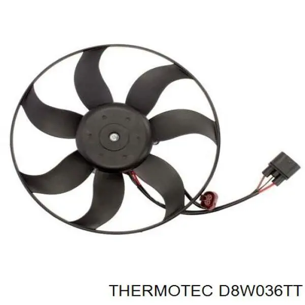 Compre D8W036TT Thermotec Ventilador elétrico de esfriamento montado (motor + roda de aletas) esquerdo