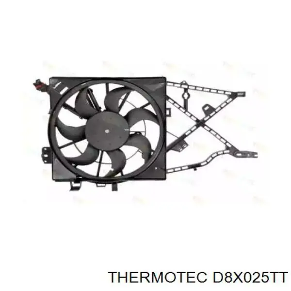 Ventilador elétrico de esfriamento montado (motor + roda de aletas) 1341264 General Motors