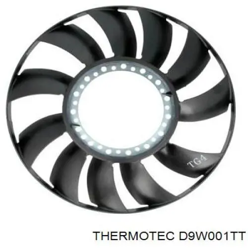 Ventilador (roda de aletas) do radiador de esfriamento Thermotec D9W001TT preço, a partir de 30,96 USD