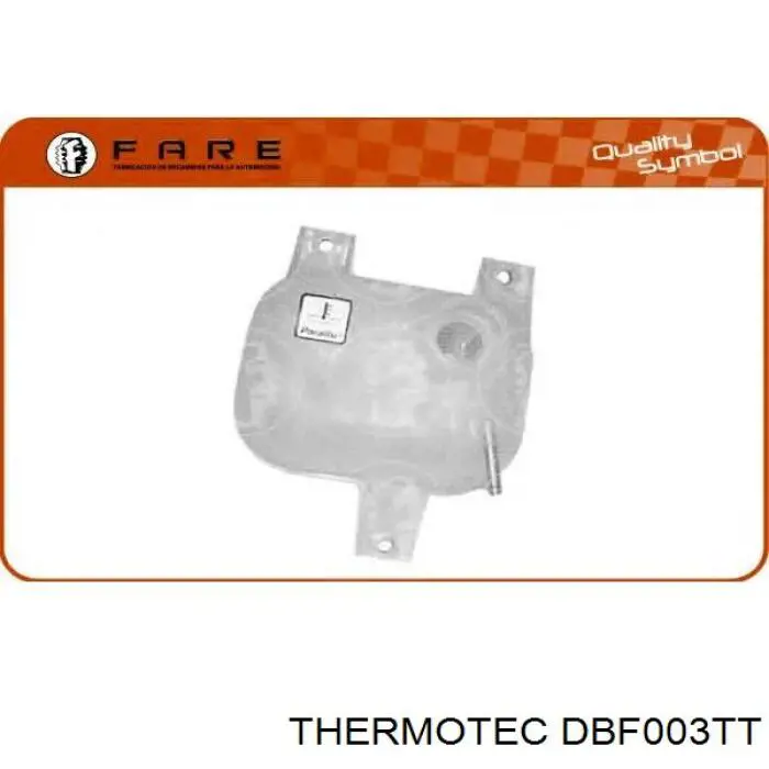 DBF003TT Thermotec Tanque de expansão do sistema de esfriamento