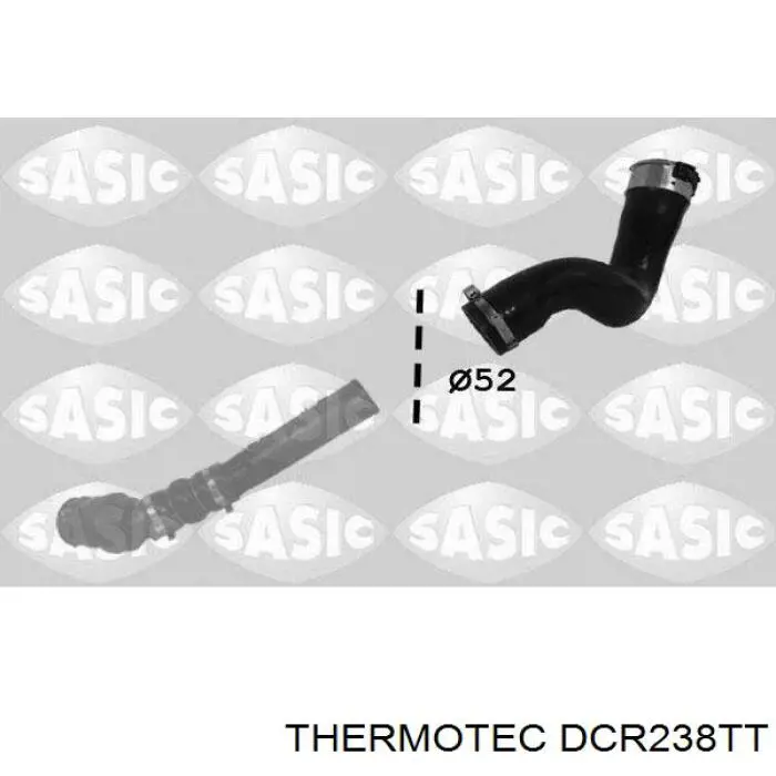 Mangueira (cano derivado) de intercooler 04645 Zilbermann