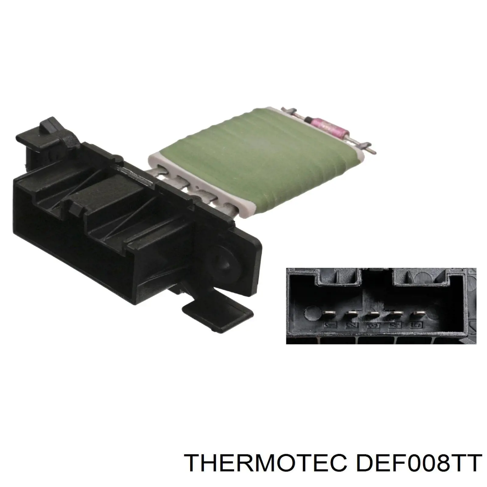 Compre DEF008TT Thermotec Resistor (resistência) de ventilador de forno (de aquecedor de salão)