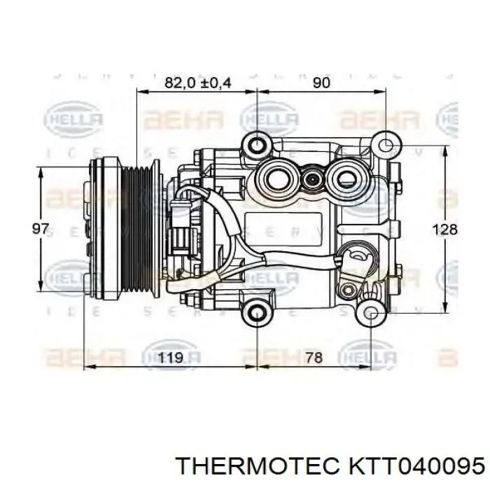 Acoplamento (bobina magnética) do compressor de aparelho de ar condicionado REMA-PARTS 253709 preço, a partir de 28,67 USD