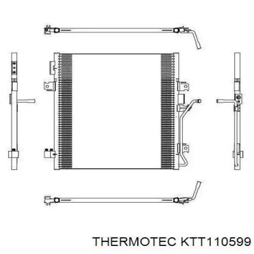 Compre K68033237AB Fiat/Alfa/Lancia Radiador de aparelho de ar condicionado