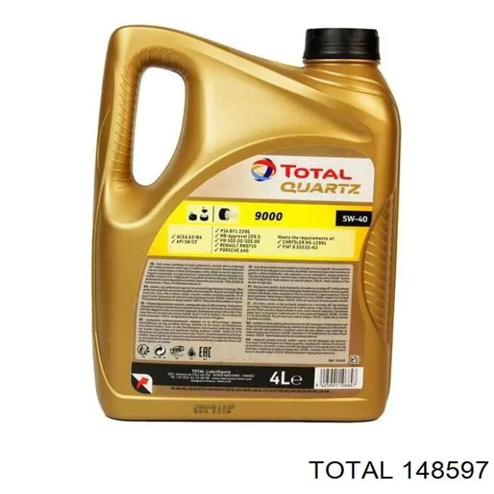 Óleo para motor Total 148597 preço, a partir de 43,68 USD