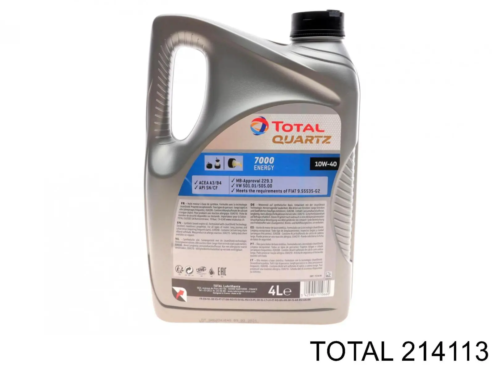 214113 Total Óleo para motor