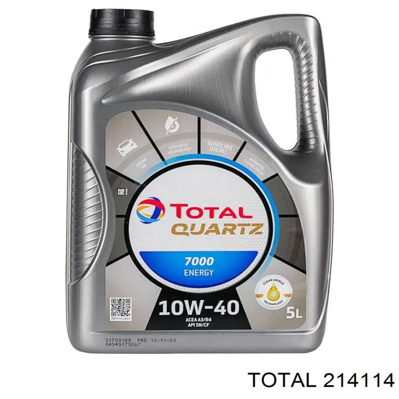 214114 Total Óleo para motor