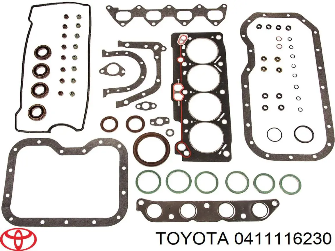 Compre 0411116231 Toyota Kit de vedantes de motor completo