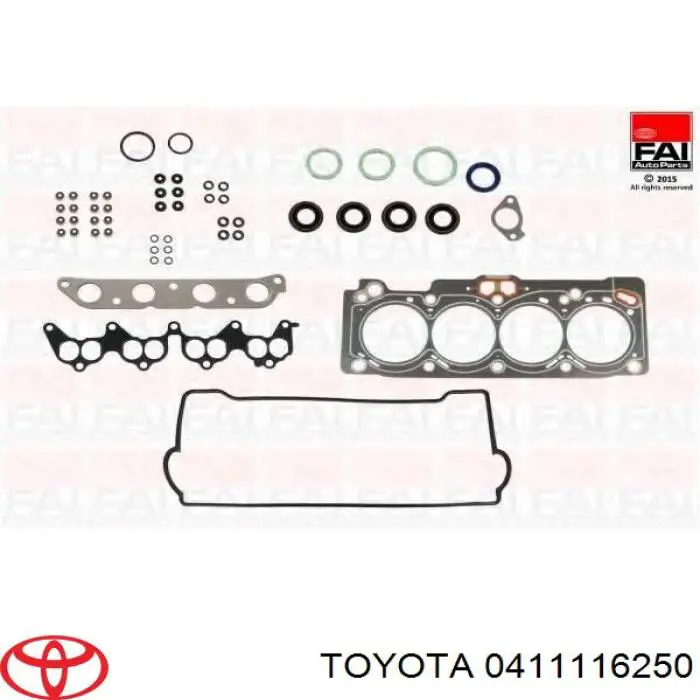 0411116231 Toyota Kit de vedantes de motor completo