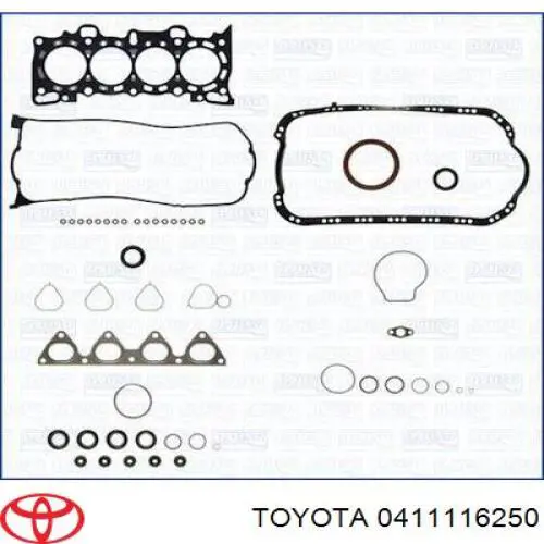 Kit de vedantes de motor completo 0411116231 Toyota