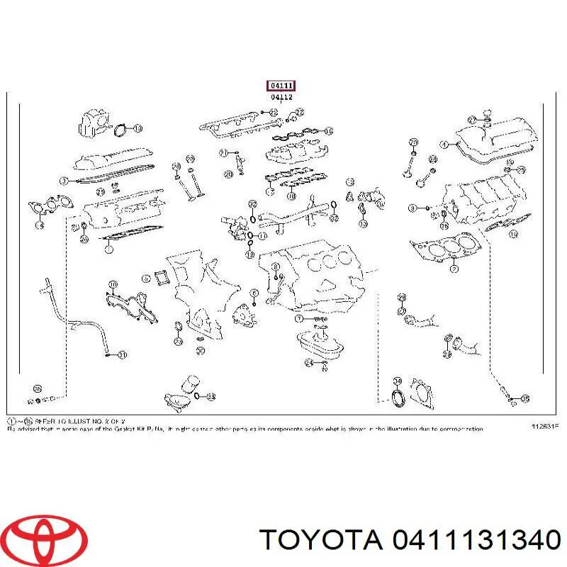 Compre 595130 Elring Kit de vedantes de motor completo
