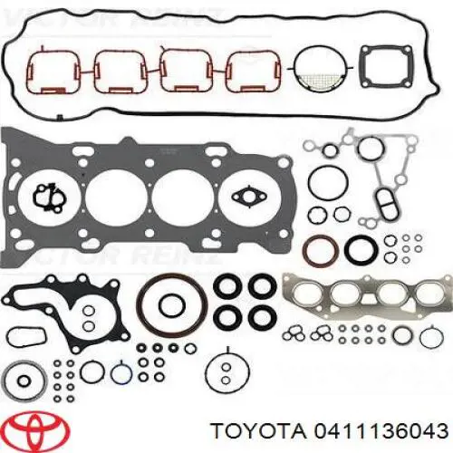 Kit de vedantes de motor completo Toyota 041110V031 preço, a partir de 203,75 USD