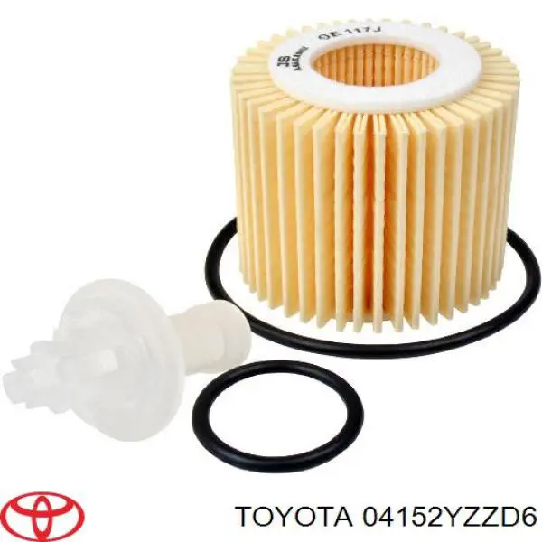 Filtro de óleo Toyota 04152YZZD6 preço, a partir de 5,85 USD