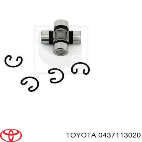 Cruzeta da junta universal traseira 0437113020 Toyota