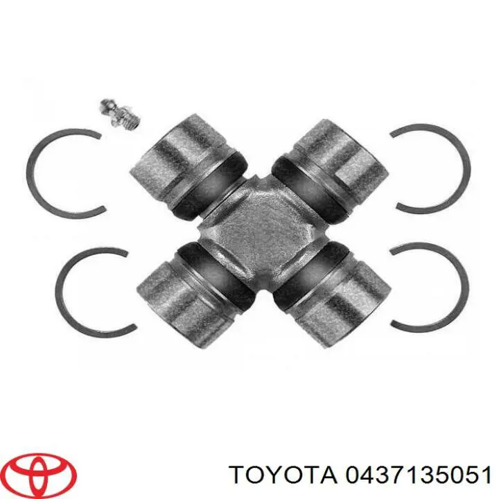 0437135051 Toyota Cruzeta da junta universal traseira