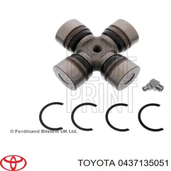 Compre 0437135051 Toyota Cruzeta da junta universal traseira