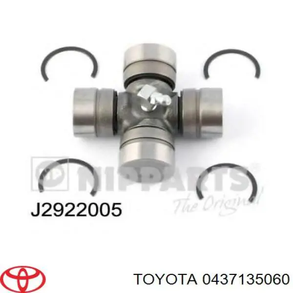 Compre 0437135060 Toyota Cruzeta da junta universal traseira