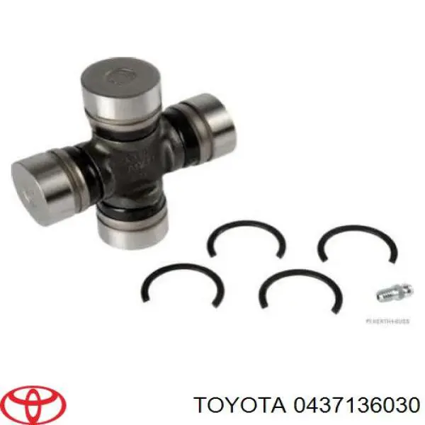 0437136030 Toyota Cruzeta da junta universal traseira