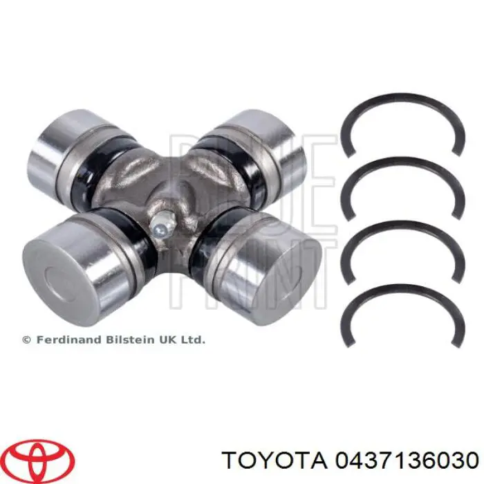Compre 0437136030 Toyota Cruzeta da junta universal traseira