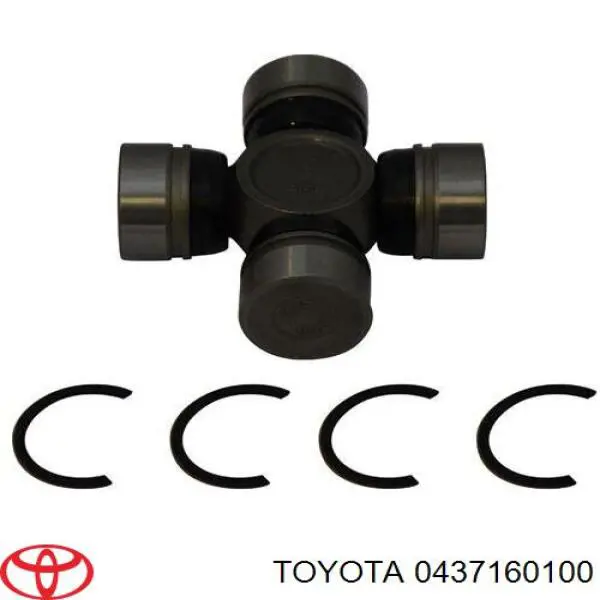 Cruzeta da junta universal traseira Toyota 0437160100 preço, a partir de 23,28 USD