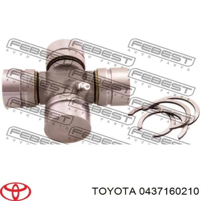 Cruzeta da junta universal traseira Toyota 0437160210 preço, a partir de 27,38 USD