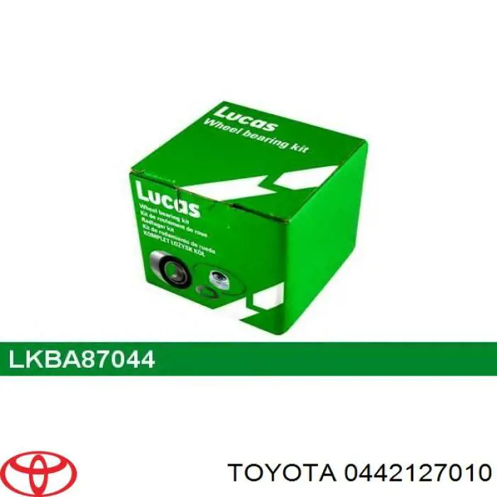 0442127010 Toyota Cubo traseiro