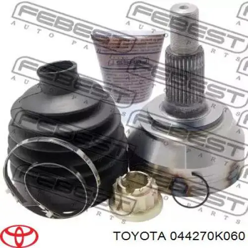 Bota de proteção externa de junta homocinética do semieixo dianteiro Toyota 044270K060 preço, a partir de 18,12 USD
