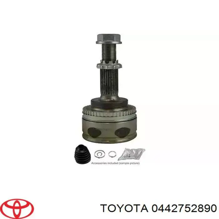 Compre 0442752891 Toyota Botas de proteção de Juntas homocinéticas do semieixo dianteiro, kit