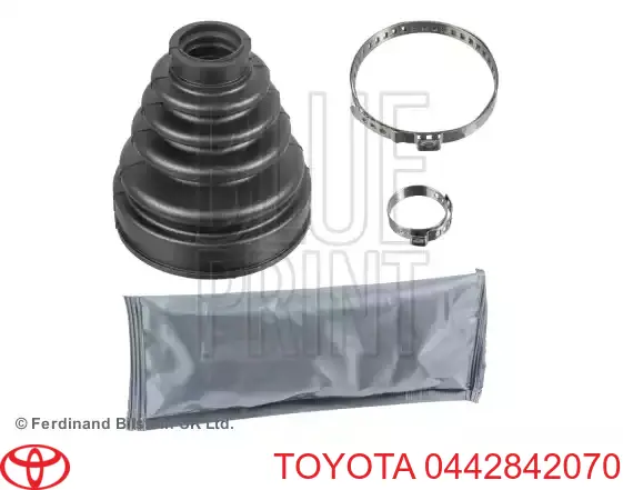 0442842070 Toyota Bota de proteção externa de junta homocinética do semieixo dianteiro