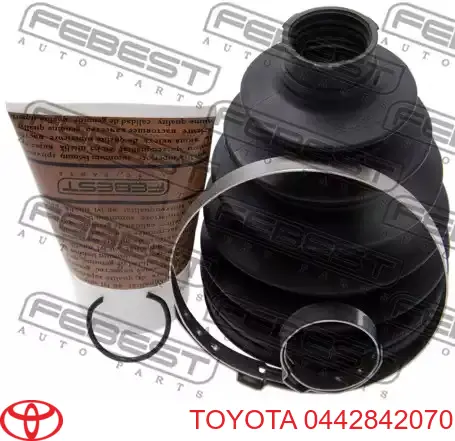 Compre 0442842070 Toyota Bota de proteção externa de junta homocinética do semieixo dianteiro