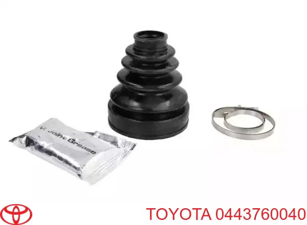 0443760040 Toyota Bota de proteção interna de junta homocinética do semieixo dianteiro