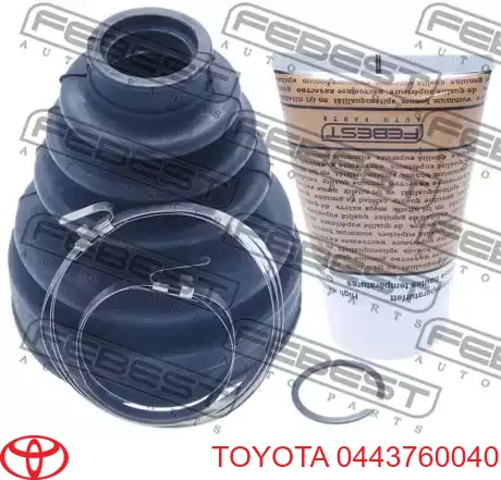 Bota de proteção interna de junta homocinética do semieixo dianteiro Toyota 0443760040 preço, a partir de 17,58 USD