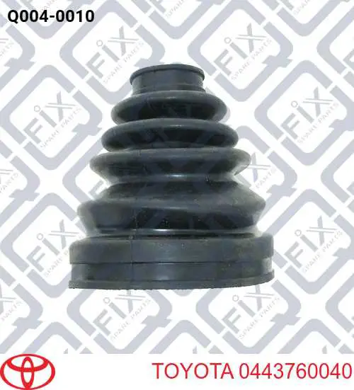 Compre 0443760040 Toyota Bota de proteção interna de junta homocinética do semieixo dianteiro