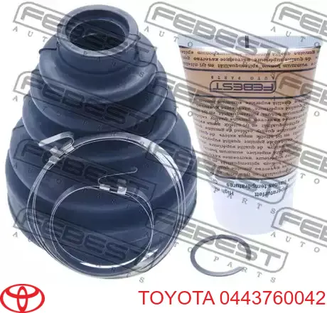 Bota de proteção interna de junta homocinética do semieixo dianteiro Toyota 0443760042 preço, a partir de 17,58 USD