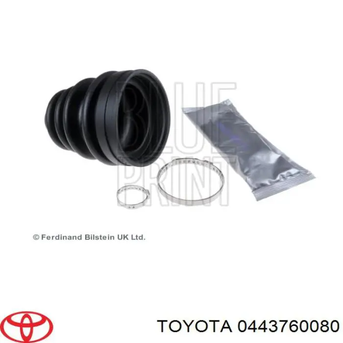 Bota de proteção interna de junta homocinética do semieixo dianteiro Toyota 0443760080 preço, a partir de 35,54 USD