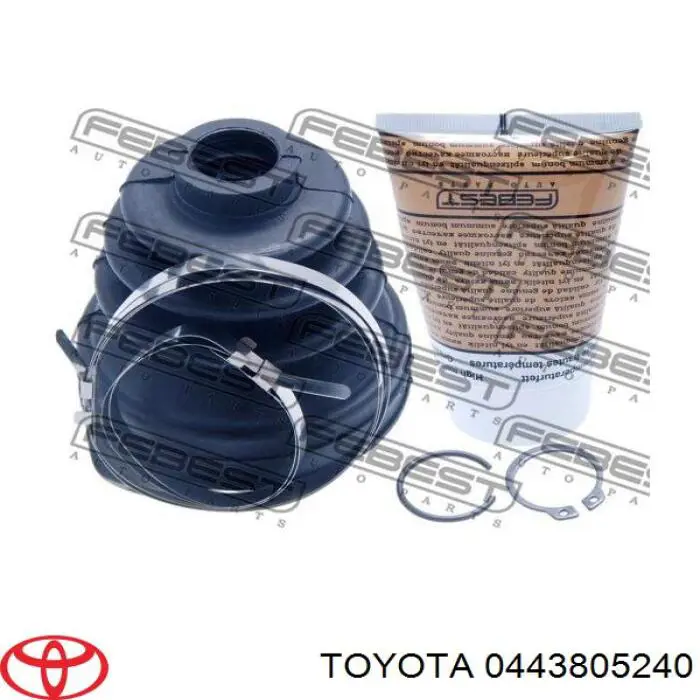Compre 0443805240 Toyota Bota de proteção externa de junta homocinética do semieixo dianteiro