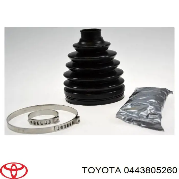 0443805260 Toyota Bota de proteção externa de junta homocinética do semieixo dianteiro