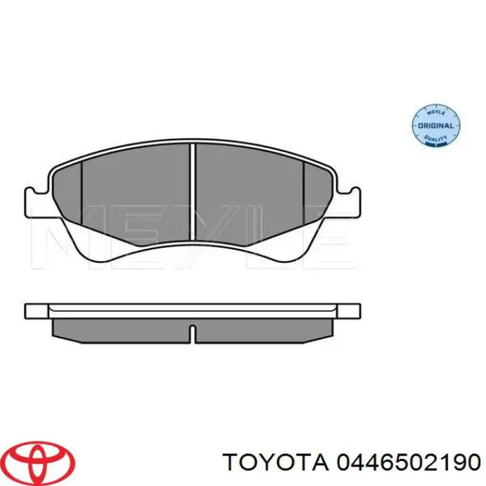 Sapatas do freio dianteiras de disco Toyota 0446502190 preço, a partir de 28,16 USD