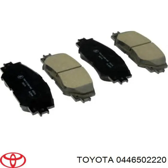 Sapatas do freio dianteiras de disco Toyota 0446502220 preço, a partir de 31,44 USD