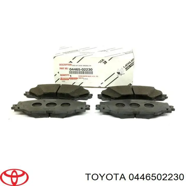 Sapatas do freio dianteiras de disco Toyota 0446502230 preço, a partir de 35,47 USD