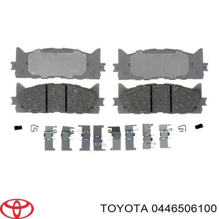 Sapatas do freio dianteiras de disco Toyota 0446506100 preço, a partir de 34,10 USD