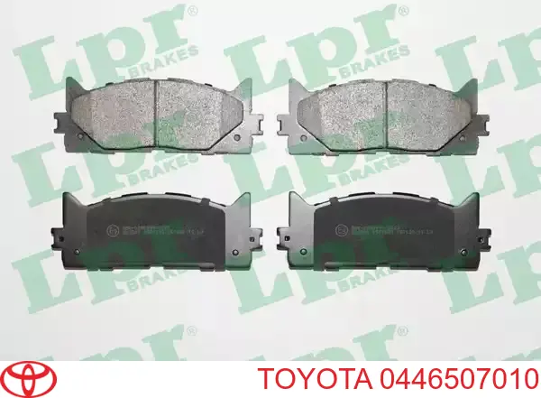 Sapatas do freio dianteiras de disco Toyota 0446507010 preço, a partir de 34,16 USD