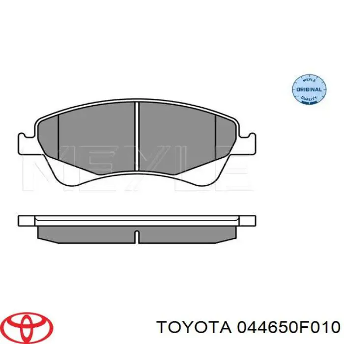 Sapatas do freio dianteiras de disco Toyota 044650F010 preço, a partir de 38,71 USD