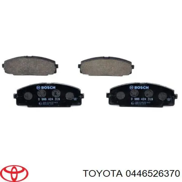 Compre 0446526370 Toyota Sapatas do freio dianteiras de disco