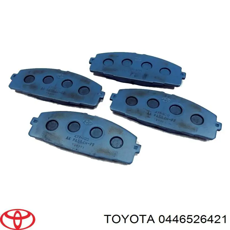 Compre 0446526421 Toyota Sapatas do freio dianteiras de disco