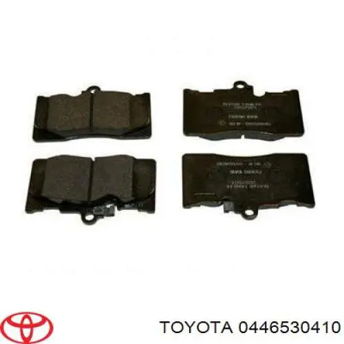 Sapatas do freio dianteiras de disco Toyota 0446530410 preço, a partir de 40,36 USD