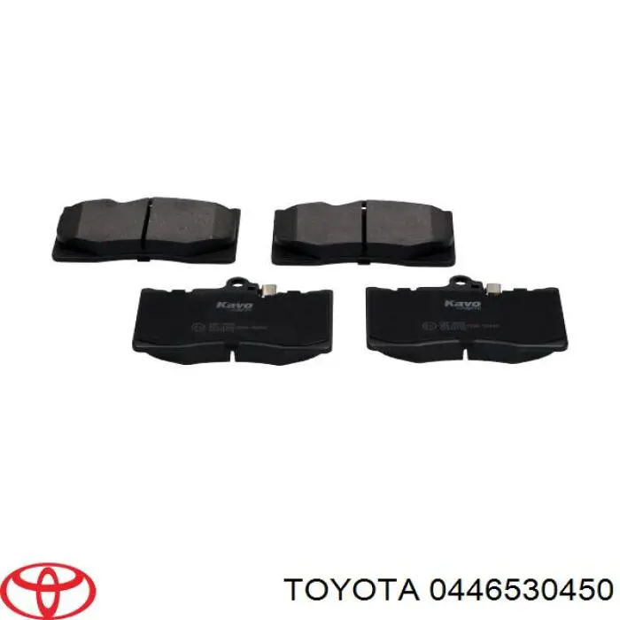 Compre 0446530450 Toyota Sapatas do freio dianteiras de disco