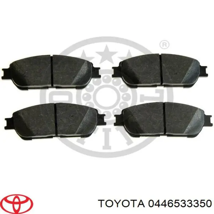 Sapatas do freio dianteiras de disco Toyota 0446533350 preço, a partir de 54,20 USD