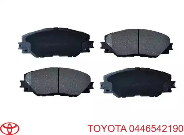 Sapatas do freio dianteiras de disco Toyota 0446542190 preço, a partir de 33,46 USD