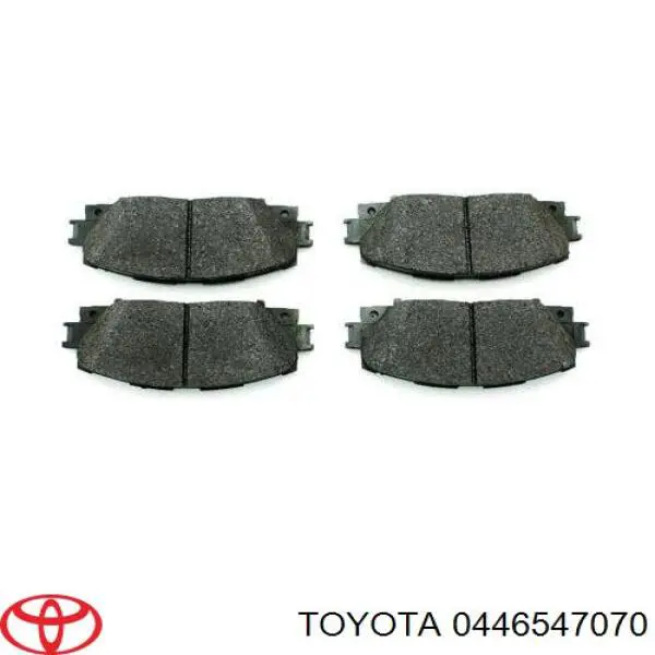 Sapatas do freio dianteiras de disco Toyota 0446547070 preço, a partir de 26,52 USD